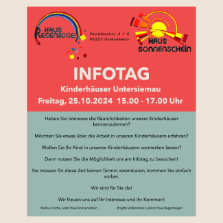 Infotag-Plakat